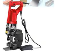 ZHJOPP Electric Hydraulic Punch Press, 1800W/2200W Handheld Stainless Steel Small Hole, Suitable for Iron, Copper, Aluminum, Angle Steel/channel Steel (Channel 2200W)