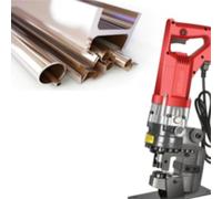 ZHJOPP Electric Hydraulic Punch Press, 1800W/2200W Handheld Stainless Steel Small Hole, Suitable for Iron, Copper, Aluminum, Angle Steel/channel Steel (Channel 2200W)