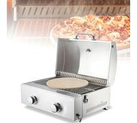 ZHJOPP Electric Oven, Single-layer Portable Tabletop Pizza Oven, Outdoor Stainless Steel Multi-purpose Small Oven, Suitable for Restaurants