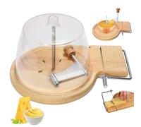 ZHJOPP Manual Cheese Rotary Slicer and Shredder with Adjustable Thickness for Hard and Soft Block Cheese (B)