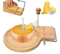 ZHJOPP Manual Cheese Rotary Slicer and Shredder with Adjustable Thickness for Hard and Soft Block Cheese (A)