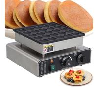 ZHJOPP Pancake Maker with Non-stick Coating, Thermostat and Timer Control, Perfect for Restaurants, Cafes and Dessert Shops