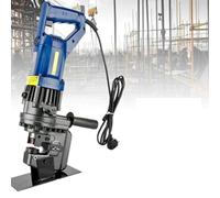 ZHJOPP Punching Machine, 1300W Electric Hydraulic, Portable Lightweight Punching Machine, Channel Steel and Angle Steel Hydraulic Punching Machine (Channelsteel)