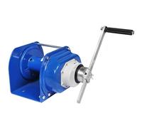 ZHJOPP Winch, Ergonomic Handle, Horizontal Trailer Winch, Suitable for Heavy Equipment, Lifting and Trailering, Self-locking Crank Manual Winch (0.5T)