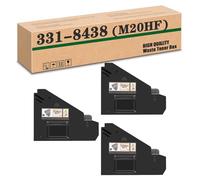 ZHJQDS 331-8438 M20HF NTYFD Compatible Waste Toner Box, Replacement Suitable for Dell C2660dn C2665dnf C3760dn C3760n C3765dnf S3840cdn S3845cdn Printers 3 pack