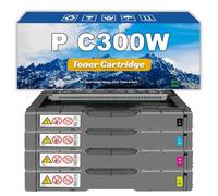 ZHJQDS Compatible 408336 408337 408338 408339 Replacement Toner Cartridge Use for Ricoh M C250FWB P C300W Printers 4color