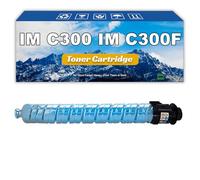 ZHJQDS Compatible 842378 842379 842380 842381 Replacement Toner Cartridge Use for Ricoh IM C300 IM C300F Printers Cyan*1