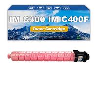 ZHJQDS Compatible 842382 842383 842384 842385 Replacement Toner Cartridge Use for Ricoh IM C300 IM C300F IM C400F IM C400SRF Printers Magenta*1