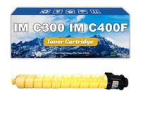 ZHJQDS Compatible 842382 842383 842384 842385 Replacement Toner Cartridge Use for Ricoh IM C300 IM C300F IM C400F IM C400SRF Printers Yellow*1