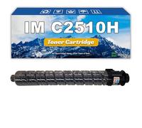 ZHJQDS Compatible 842554 842555 842556 842557 Replacement Toner Cartridge Use for Ricoh IM C2010A IM C2510 IM C2510H Printers Black*1