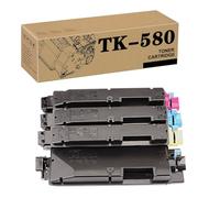 ZHJQDS Compatible TK-580K TK-580M TK-580Y TK-580C Toner Cartridge colors | Use for Kyocera P6021cdn FS-C5150DN Printers