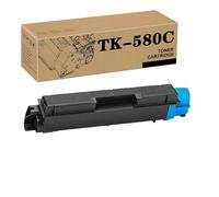 ZHJQDS Compatible TK-580K TK-580M TK-580Y TK-580C Toner Cartridge cyan | Use for Kyocera P6021cdn FS-C5150DN Printers