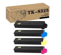 ZHJQDS Compatible TK-8325K TK-8325M TK-8325Y TK-8325C Replacement Toner Cartridge colors