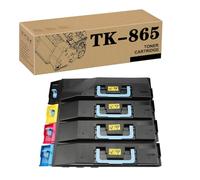 ZHJQDS Compatible TK-865K TK-865M TK-865Y TK-865C Replacement Toner Cartridge colors