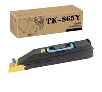 ZHJQDS Compatible TK-865K TK-865M TK-865Y TK-865C Replacement Toner Cartridge yellow