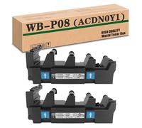 ZHJQDS WB-P08 WBP08 ACDN0Y1 Compatible Waste Toner Box, Replacement Suitable for Konica Minolta C3300i C3301i C3320i C3321i C3350i C3351i C4000i C4001i C4050i C4051i Printers 2 pack