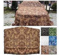ZHJSHOU Camo Jungle Hidden Netting,Military Camo Net,Hunting Shooting Hide Camo Netting for Hunting Blind Sunshade Shooting Theme Party Decoration,Lightweight Durable,Desert,1X3m/3.28x9.84ft