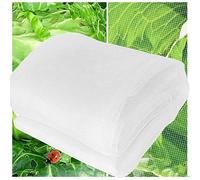ZHJSHOU Garden Netting for Plants Fine Mesh Insect Protection Net Anti-bird Net, Fruit Netting,Plant Protection Cover for Fruits Flowers Crops Greenhouse Winter Frost(6x6m, 60 mesh)