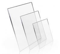 ZHK - 2mm Clear Acrylic Sheet, Transparent Acrylic Board, Glass Replacement | Strong & Durable, Perspex Replacement Sheet for Display Projects, Painting (60cm X 45cm)