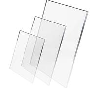 ZHK 3mm Crystal Clear Acrylic Perspex Sheet Panel - Lightweight Transparent Plastic for Multipurpose Crafting, DIY, Picture Frames, Glass Painting & Shed Windows A1 (841mm X 594mm)