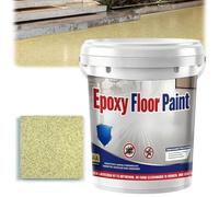 ZHKVAG Epoxy Colored Sand Floor Paint, High Gloss Marble Effect Coating (Lemon yellow,2kg/70.5oz)