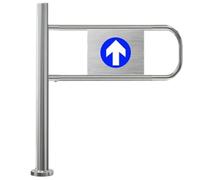 ZhlCrioxenic Automatic Swing Gate, Spring-Loaded Safety Swing Gate, 90° Opening Metal Barricade, Anti-Theft Exit Gate For Supermarkets And Retail Stores LeftA-1.5m