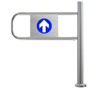 ZhlCrioxenic Automatic Swing Gate, Spring-Loaded Safety Swing Gate, 90° Opening Metal Barricade, Anti-Theft Exit Gate For Supermarkets And Retail Stores RightA-1.5m