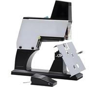 ZhlCrioxenic Electric Stapler, Heavy Duty Saddle Stitch Stapler 2-40 Sheets, With Foot Pedal, 9-Speed Desktop Automatic Binding,100 Mm Nailing Depth, For Office, School & Print Shop A