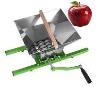 ZhlCrioxenic Fruit Crusher, 7l Manual Juicer Grinder Portable Fruit, Durable Fruit Press For Juicing, For Wine And Cider Pressing, Manual Juicer For Home Brewing, Cider Making Green
