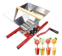 ZhlCrioxenic Fruit Crusher,Press For Cider,7 Litre/1.8gallon Manual Grinder, Press For Cider, For Manual Cider Juicer Grinder & Fruit Scatter,Berry Wine Sauce Red