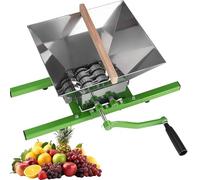 ZhlCrioxenic Fruit Crusher, Press For Cider, Durable Fruit Press For Juicing, Manual Juicer For Home Brewing, For Fresh Cider & Wine Making Green
