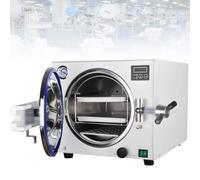 ZhlCrioxenic Stainless Steel Autoclave Steam Sterilizer, Led Digital Display With Overheat Protection, 121°C/134°C Two Temperatures To Chose, For Tattoo, Beauty Salon 18L-1100W