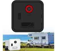 ZHLINGQ On Demand Instant Hot Water Heater, Electric RV Camper Tankless Water Heater, DC 12V, 3.9 GPM, 55,000 BTU Propane Gas with Remote Controller & Intelligent Thermostat NoShowerHead-Black