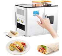 ZHLINGQ Roti Maker Electric Indian, Automatic Pancake Maker Machine, Roti Maker Machine Fully Automatic, Multi-Functional Dough Press for Home & Commercial Use, One Key to Make 20 Pcs/One Time