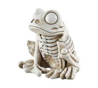 Zhliuqo Animal Skeletons Spooky Realistic Decorative Resin Frog Ornament