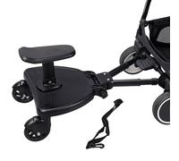 Zhliuqo Stroller Rider Board | Adjustable Standing Ride on Attachment | Sit and Stand Stroller Glider Board,for Kids Girls Boys Outdoor Shopping Walking Picnic Camping Vacation Daily