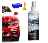 Zhliuqo Windshield Deicer Spray - 100ml Vehicle Glass Defroster,Vehicle Glass Deicing Agent,for Trucks RVs SUVs Sedans Adventure Seekers Cold Weather Daily Commute Road Trips Overnight Parking