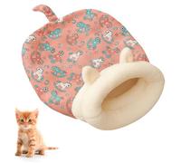 ZHLKHIOP 1 Pack Cozy Cat Sleeping Bag, Warm and Soft Cat Sack, Comfortable Pet Nest for Cats, Semi-Enclosed Design for Security and Warmth, Easy to Clean and Maintain