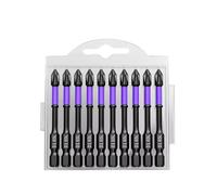 ZHLWei 10/20PCS Batch Head PH2 Cross Screwdriver Set Impact Drill Bit Screw Alloy Steel Non-Slip