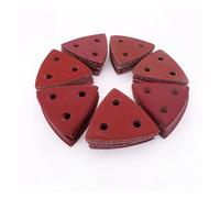 ZHLWei 100pcs 80 mm Triangular Sandpaper 3 Holes Hook Loop Triangle Sanding Discs Fit Oscillating Multi Tool Pad 60-400 Grit