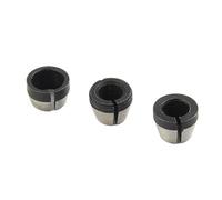 ZHLWei 3 Pcs Collet 6mm/ 6.35mm/ 8mm Collets Chuck Engraving Trimming Machine Electric Router Milling Cutter Accessory