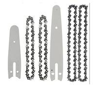 ZHLWei 4/6Inch Electric Chainsaw Chain Guide Saws Blades 1/4LP Sharp Garden Tools Saw Parts Accessories Steel Mini Chainsaws Chain Set