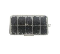 ZHLWei 400/800 pcs M2 Black Cross Tapping Screws Sorting Kit, Locking And Wood