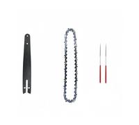 ZHLWei 8 Inch Chainsaw Guide Bar and Saw Chain Set 45 Drive Link Electric Saw 1/4''P for Brushless Electric Saw Wood Cutter Spare Chain