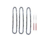 ZHLWei 8 Inch Chainsaw Guide Bar and Saw Chain Set 45 Drive Link Electric Saw 1/4''P for Brushless Electric Saw Wood Cutter Spare Chain