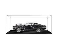 ZHLY Acrylic Display Case for Lego 42111 Technic Dom's Dodge Charger Dustproof Protection Display Box Compatible with Lego 42111 (NOT Included Building Model)