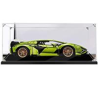 ZHLY Acrylic Display Case for Lego 42115 Technic Lamborghini Sián FKP 37 Car Model Dustproof Protection Display Box Compatible with Lego 42115 (NOT Included Building Model)