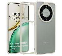 ZHMECOCASE Case for Honor Magic 8 Lite 5G - [Matte Translucent] [Military-Grade Protection] [Ultra-Slim Hybrid Design] Shockproof Phone Cover (Grey)