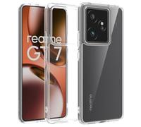 ZHMECOCASE Case for Realme GT 7 / 7T - [Crystal Clear] [Military-Grade Protection] [Ultra-Slim Hybrid Design] Shockproof Phone Cover (Transparent)