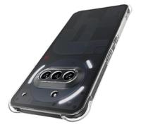 ZHMECOCASE Crystal Clear Case for Nothing Phone 3a - Soft Slim Silicone Cover with Transparent Design and Shockproof Anti-Drop Technology